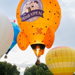 Wallace & Gromit's Rocket Bristol International Balloon Fiesta Flight